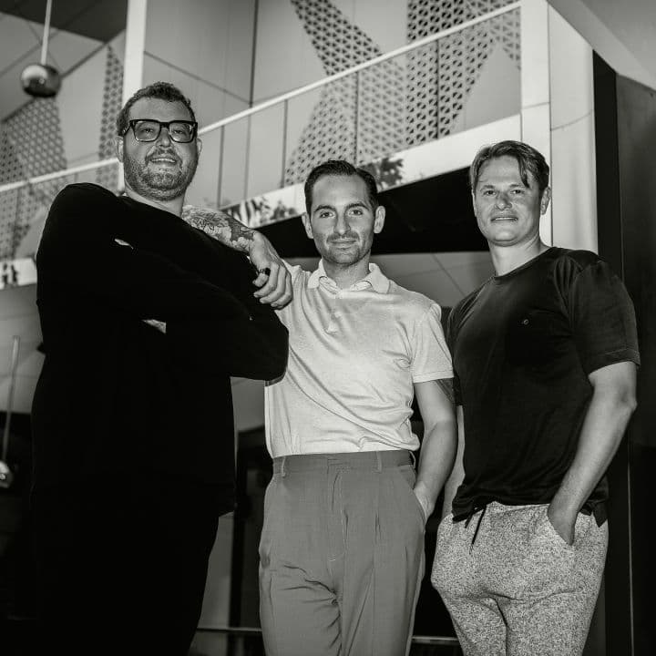 Jeff Zalaznick, Mario Carbone, and Rich Torrisi
